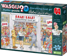 Load image into Gallery viewer, WASGIJ MYSTERY  -  WASGIJ RETRO  # 7  -  EVERYTHING MUST GO! (1000 PIECES)