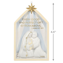 Load image into Gallery viewer, Gift From Above Nativity Porcelain Ornament