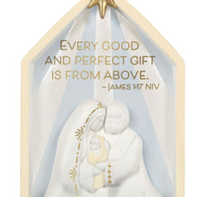Load image into Gallery viewer, Gift From Above Nativity Porcelain Ornament