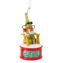 Load image into Gallery viewer, Wine Is Chilling Hallmark Ornament