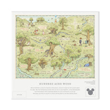 Load image into Gallery viewer, Disney Winnie the Pooh Hundred Acre Wood Map 1000-Piece Puzzle