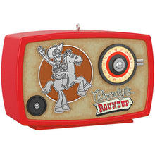 Load image into Gallery viewer, Disney/Pixar Toy Story 2 Woody's Roundup Radio Ornament With Light and Sound