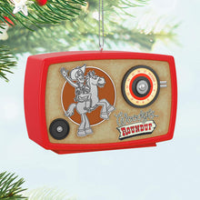 Load image into Gallery viewer, Disney/Pixar Toy Story 2 Woody's Roundup Radio Ornament With Light and Sound