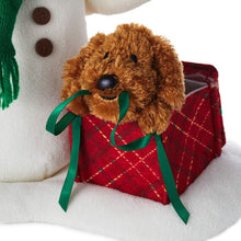 Load image into Gallery viewer, Wrapped in Joy Singing Snowman Plush With Motion, 10"