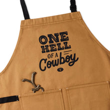 Load image into Gallery viewer, Yellowstone One Hell of a Cowboy Apron and Bottle Opener