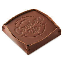 Load image into Gallery viewer, Yellowstone Dutton Ranch Bonded Leather Coasters, Set of 4