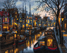 Load image into Gallery viewer, Crystal Art - Mounted Kit - Canal Life - Hallmark Timmins