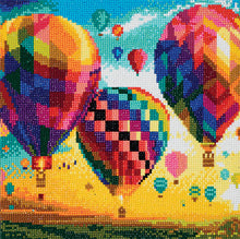 Load image into Gallery viewer, Crystal Art - Mounted Kit - Hot Air Balloons - Medium - Hallmark Timmins