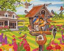 Load image into Gallery viewer, Crystal Art - Mounted Kit - Garden Birds - Large - Hallmark Timmins