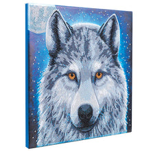 Load image into Gallery viewer, Crystal Art - Mounted Kit - Moonlight Wolf - Medium - Hallmark Timmins
