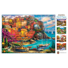 Load image into Gallery viewer, A Beautiful Day at Cinque Terre 1000 Piece Puzzle by Master Pieces