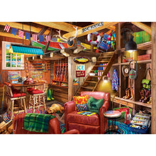 Load image into Gallery viewer, Man Cave - Fish, Hunt, & Hibernate 1000 Piece Puzzle by Master Pieces