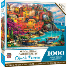 Load image into Gallery viewer, A Beautiful Day at Cinque Terre 1000 Piece Puzzle by Master Pieces