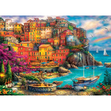 Load image into Gallery viewer, A Beautiful Day at Cinque Terre 1000 Piece Puzzle by Master Pieces