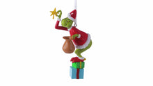 Load and play video in Gallery viewer, Dr. Seuss's How the Grinch Stole Christmas!™ Grinch and Cindy-Lou Who Hallmark Ornaments, Set of 2