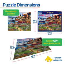 Load image into Gallery viewer, Boat Harbor - 1000 Piece Puzzle by White Mountain