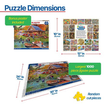 Load image into Gallery viewer, Cabin Vacation Seek & Find - 1000 Piece Puzzle by White Mountain