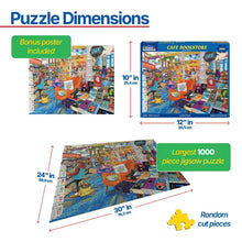 Load image into Gallery viewer, Cafe Bookstore - 1000 Piece Puzzle by White Mountain