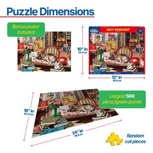 Load image into Gallery viewer, Cozy Bookshop - 500 Piece Puzzle by White Mountain