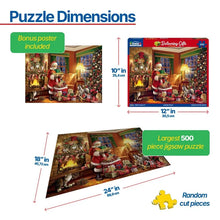 Load image into Gallery viewer, Delivering Gifts - 500 Piece Puzzle by White Mountain