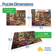 Load image into Gallery viewer, Puzzle Library - 1000 Piece Puzzle by White Mountain