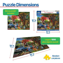 Load image into Gallery viewer, The Neighborhood - 1000 Piece Puzzle by White Mountain