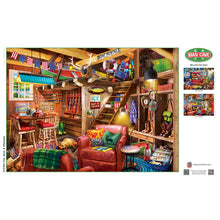 Load image into Gallery viewer, Man Cave - Fish, Hunt, & Hibernate 1000 Piece Puzzle by Master Pieces