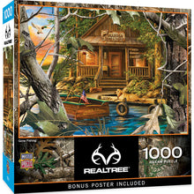 Load image into Gallery viewer, Realtree - Gone Fishing 1000 Piece Puzzle by Master Pieces