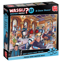 Load image into Gallery viewer, WASGIJ MYSTERY #27 - A CLOSE SHAVE! (1000 PIECES) - Hallmark Timmins