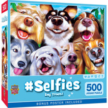 Load image into Gallery viewer, Selfies - Say Treats! 500 Piece Puzzle by Master Pieces