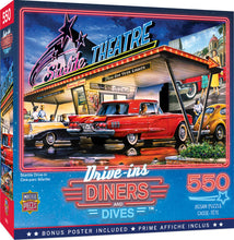 Load image into Gallery viewer, Drive-Ins, Diners & Dives - Starlite Drive-In 550 Piece Puzzle by Master Pieces