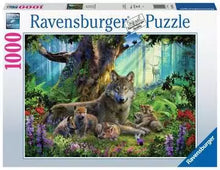 Load image into Gallery viewer, Wolves in The Forest - 1000 Piece Puzzle by Ravensburger