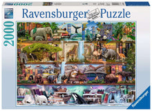 Load image into Gallery viewer, Wild Kingdom Shelves - 2000 Piece Puzzle By Ravensburger