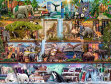 Load image into Gallery viewer, Wild Kingdom Shelves - 2000 Piece Puzzle By Ravensburger