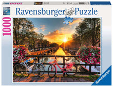 Load image into Gallery viewer, Bicycles in Amsterdam - 1000-Piece Puzzle By Ravensburger