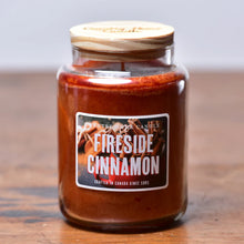 Load image into Gallery viewer, FIRESIDE CINNAMON - COUNTRY HOME CANDLE 26OZ