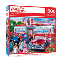 Load image into Gallery viewer, Coca-Cola Diner - 1000 Piece Puzzle by Master Pieces