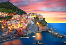 Load image into Gallery viewer, Manarola at Dusk, Italy - 2000 Piece Puzzle by EuroGraphics