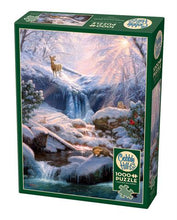 Load image into Gallery viewer, Mystic Falls In Winter - 1000 Piece Puzzle by Cobble Hill