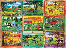 Load image into Gallery viewer, Postcards From The Farm - 1000 Piece Puzzle by Cobble Hill