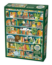 Load image into Gallery viewer, The Purrfect Bookshelf - 1000 Piece Puzzle by Cobble Hill
