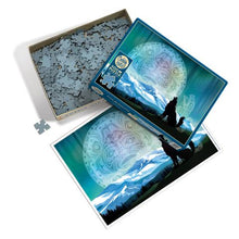 Load image into Gallery viewer, Two Wolves - 500 Piece Puzzle by Cobble Hill