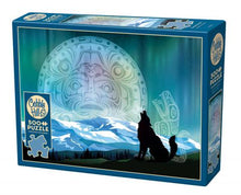 Load image into Gallery viewer, Two Wolves - 500 Piece Puzzle by Cobble Hill