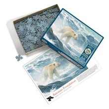 Load image into Gallery viewer, Salmon Watch - Spirit Bear - 500 Piece Puzzle by Cobble Hill