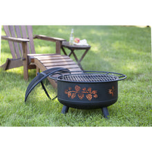 Load image into Gallery viewer, Pine Cone Wood Burning Fire Pit - Black