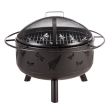Load image into Gallery viewer, Dragonfly Wood-Burning Fire Pit