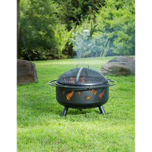 Load image into Gallery viewer, Dragonfly Wood-Burning Fire Pit
