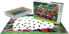 Load image into Gallery viewer, Garden Bench - 1000 Piece Puzzle by Eurographics