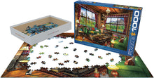 Load image into Gallery viewer, Cozy Cabin - 1000 Piece Puzzle by EuroGraphics - Hallmark Timmins