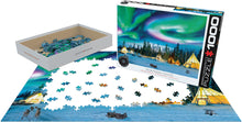 Load image into Gallery viewer, Northern Lights, Yellowknife - 1000 Piece Puzzle by EuroGraphics - Hallmark Timmins
